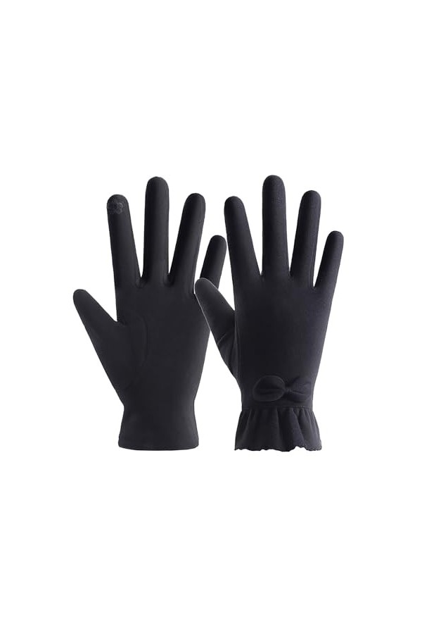 Allbestop Gants Chauds Gants Chauds Tricotés,Gants De Soudure Mitaines Cachemire Moufles Mitaines Femme Gants Velo Femme Gant