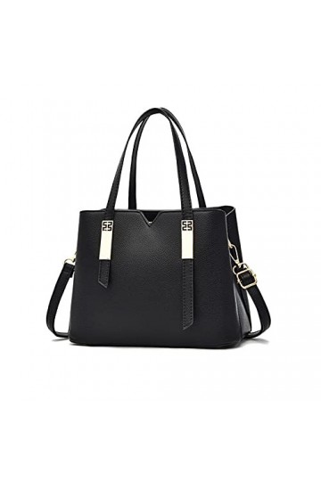 NICOLE & DORIS Sac a Main Femme Élégant Sac Fourre Tout Poches Multiples Sac Bandoulière Mode Sac Epaule en PU Cuir Sac Poche