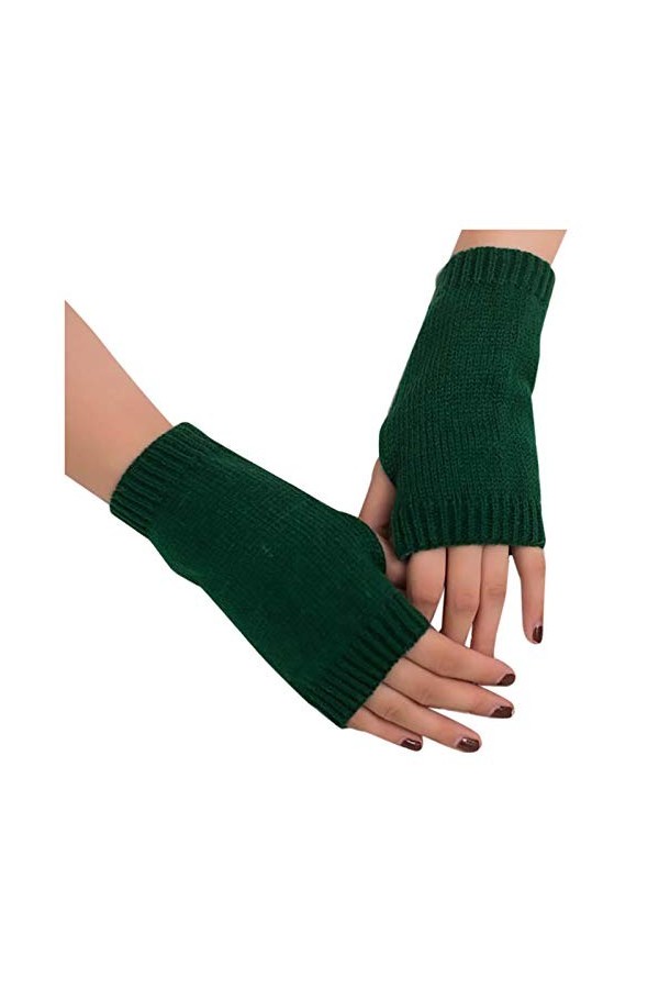 TDEOK Anime Mitaines Mitaines Chaudes Femmes Tricotées Chaudes Hiver Mitaines Maintien Mitaines Manches Douces Gants en Velou