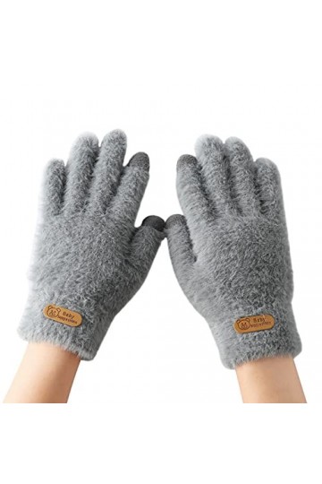 Gants imperméables pour écran dhiver, gants de ski, gants pour femmes, toucher lautomne, chaud et épais, gants moufles avec