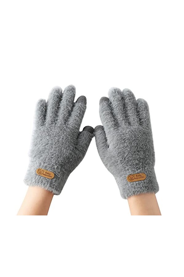 Gants imperméables pour écran dhiver, gants de ski, gants pour femmes, toucher lautomne, chaud et épais, gants moufles avec