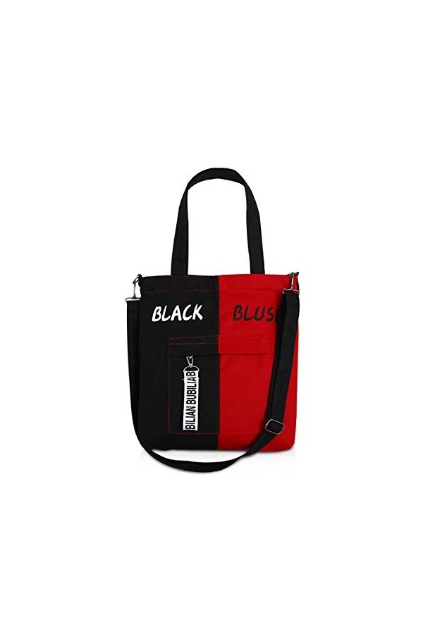 NICOLE & DORIS Femmes Sac à main Sacs à bandoulière Casual Sacs portés épaule, Toile Sac de Courses sacs décole pour filles 