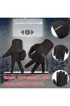 Gants Chauds Chaud Doublure Polaire Thermique Mitaines,Gants Moto Chauffant Gants Moto Chauffant Homme Moufles Mitaines Femme