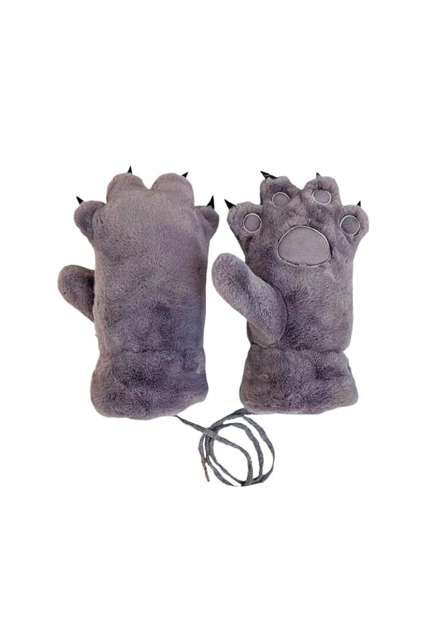 Gants dhiver pour écran tactile - Moufles dhiver en tricot - Couleur unie - Gants à motifs - Gants tactiles - Coupe-vent et