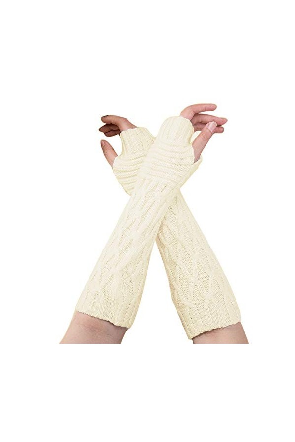 Allbestop Gants Chauds Moufles De Protection Coton,Gants Chauffants Moto Homologué Mitaines Longues Femme Gants Et Moufles Fe