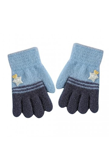 Moufles pour femme - Gants dhiver chauffants pour enfants - Gants extensibles et chauds - Gants tricotés - Mitaines converti