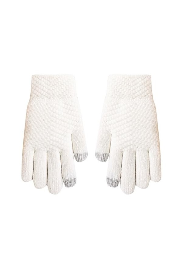 Gants dhiver pour écran tactile pour femme Gants chauds pour écran tactile Gants dhiver pour femmes Moufles en coton coupe-