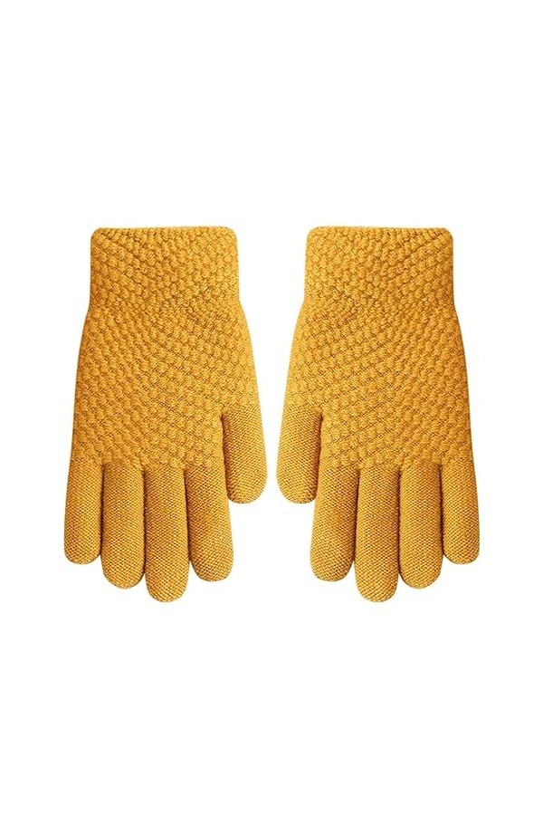 Gants dhiver pour écran tactile pour femme Gants chauds pour écran tactile Gants dhiver pour femmes Moufles en coton coupe-