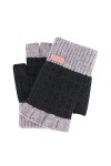 Gants mitaines pour tout-petits - Gants chauds en tricot avec velours épais pour homme et femme - Moufles pour lhiver chaud 