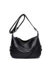 Coolives Sac portés Bandoulière pour Femme Sac a épaule Casual Sac Messenger Loisir Noir