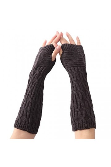 Gants mitaines pour femme - Gants dhiver pour temps froid - Gants chauds coupe-vent élastiques - Gants noirs thermiques pour