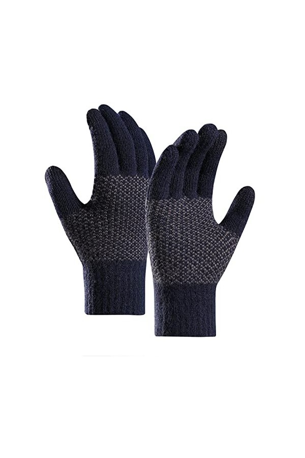 Gants dhiver pour tout-petits hommes et femmes pour rester au chaud au toucher Gants tricotés Poignets élastiques Gants doux
