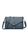 Coolives Sac à Bandoulière pour Femme en Cuir PU Petit Sac a épaule Elegant Sacs a Main Bleu