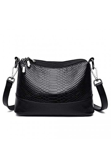 Coolives Sac à Bandoulière pour Femme en Cuir PU Petit Hobo Sac a épaule Elegant Sacs a main Noir