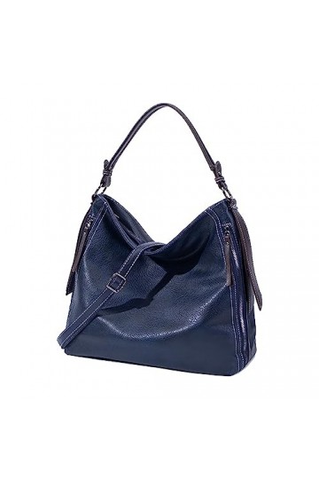 Coolives Sac Hobo avec bandoulière en Cuir PU Sac à main portés main Vintage Sacs à main portés épaule pour Femme Sacoche Rét