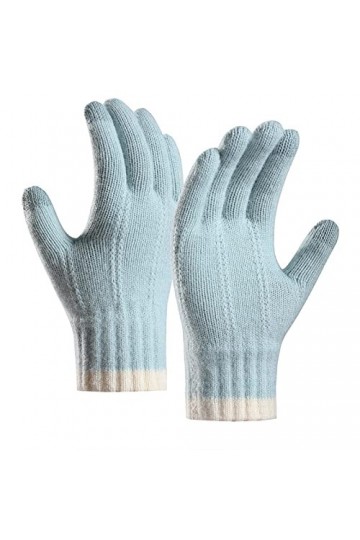 NIUREDLTD Mitaines dhiver sans doigts accessoires gants tricotés doux et chauds poignets hiver automne jambes chauffe-mains 