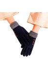 NIUREDLTD Gants dhiver en tricot Mitaines tricotées sans doigts Gants en tricot Manchettes extensibles pour femmes Hiver Aut