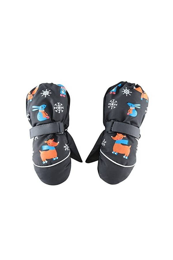Moufles de ski épaisses et chaudes pour enfants - Pour filles et bébés