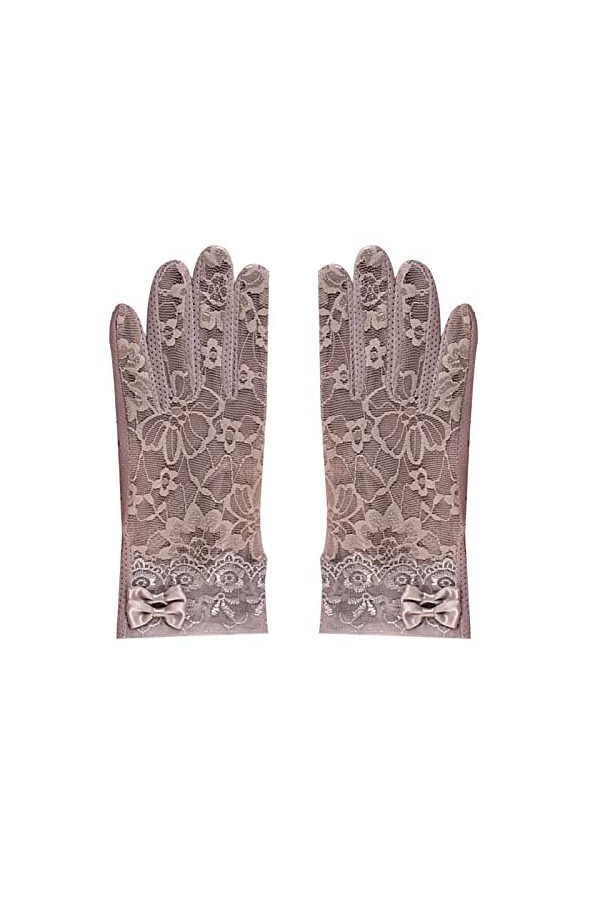 Gants Courts en Dentelle, Résistants aux Couleurs, Gants en Dentelle pour Filles Durables, Faciles à Nettoyer, Couleur élégan
