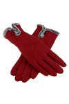 Boonie Gants Et Moufles Femme ÉCran Tactile Gants Chauds Gants Complets Plus Cachemir Doux TricotéS, Respirant Gants ExtéRieu