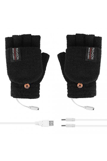 TianWlio Femmes Gants sans Doigts Chauds Mitaines Gants Antidérapants Tricotées sans Doigts Gants Moufles Gants Sport Gym Run