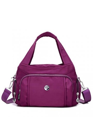 Coolives Sac a main avec Bandoulière pour Femme Casual Sacs portés épaule loisir Violet