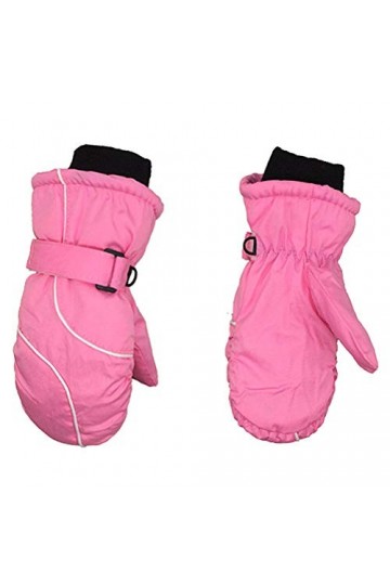 Gants de Ski pour Enfants, Enfants Enfants Hiver Neige Chaud Moufles Garçon Filles Ski Snowboard Moufles Coupe-Vent, Gants de