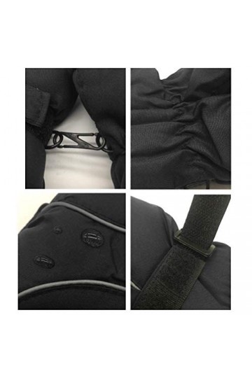 Gants de Ski pour Enfants, Enfants Enfants Hiver Neige Chaud Moufles Garçon Filles Ski Snowboard Moufles Coupe-Vent, Gants de