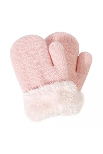 Allbestop Noel gants Ajustable Anti-Rayures Moufle,Attache Gants Enfant Gants Femme Chaud Bonnet Fille Gants Velo Hiver Gants