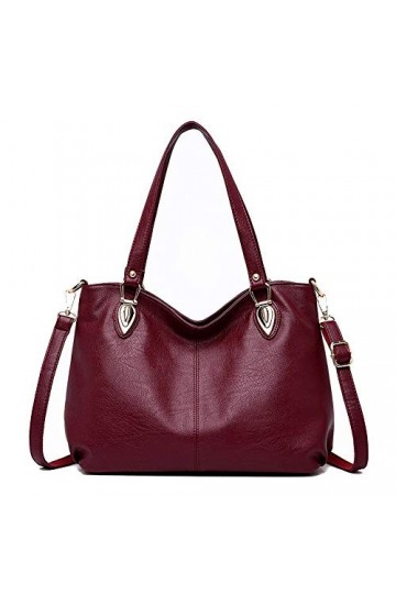 Coolives Sac Cabas avec Bandoulière pour Femme en Cuir PU Hobo Sac à épaule Sac a Tote Sac fourre-Tout Elegant Sacs a Main Vi