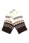 STKOOBQ Gants dhiver chauds en forme de flocon de neige avec écran tricoté tendance pour femme, gants mobiles et hommes adul