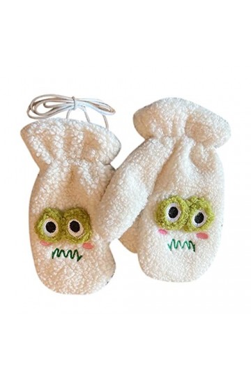 Gants De Temps Froid Grenouille 3D Double Couche Gants DHiver Moufles Féminines Mitaines Corde Tressée Moufles Thermiques Ép