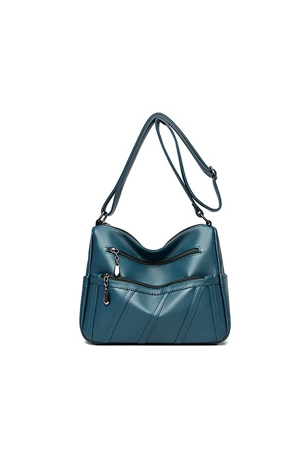 Coolives Petit Sac bandoulière pour Femme en Cuir PU Sac a Main Porte Epaule Sacoche Mode Sac à Main élégant Sac à épaule Sat