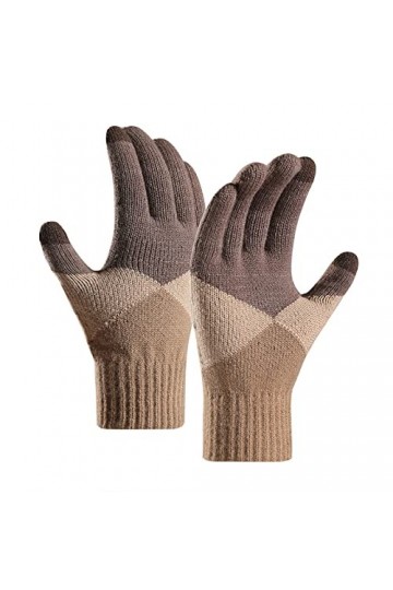 NIUREDLTD Gants tricotés sans doigts - Gants tricotés - Manchettes extensibles pour femmes - Hiver automne - Chauffe-mains po