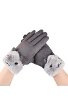 Allbestop Gants Chauds Gants De Poignet Sans Doigts,Lot Gants Hiver Gants Chaud Mitaines Moufles Femme Gants Homme Tactile Ga