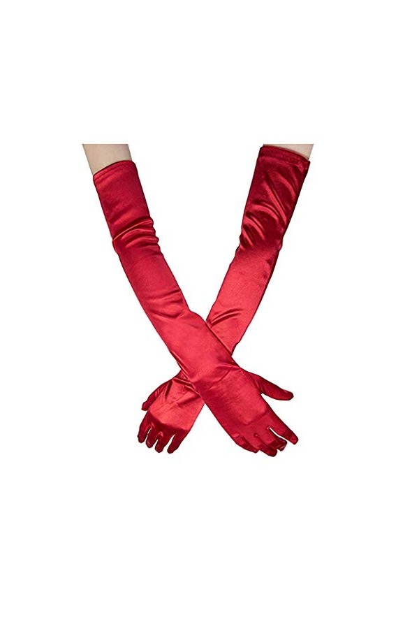 STKOOBQ Gants de mariage sexy performance longue robe pour femme gants de soirée adulte gants de cosplay moufles pour femme p