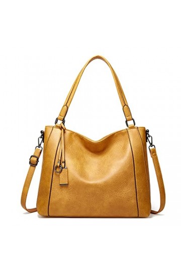 Coolives Sac Hobo avec bandoulière Sac à Main portés Main Vintage Sacs à Main portés épaule pour Femme en Cuir PU Sacoche Rét