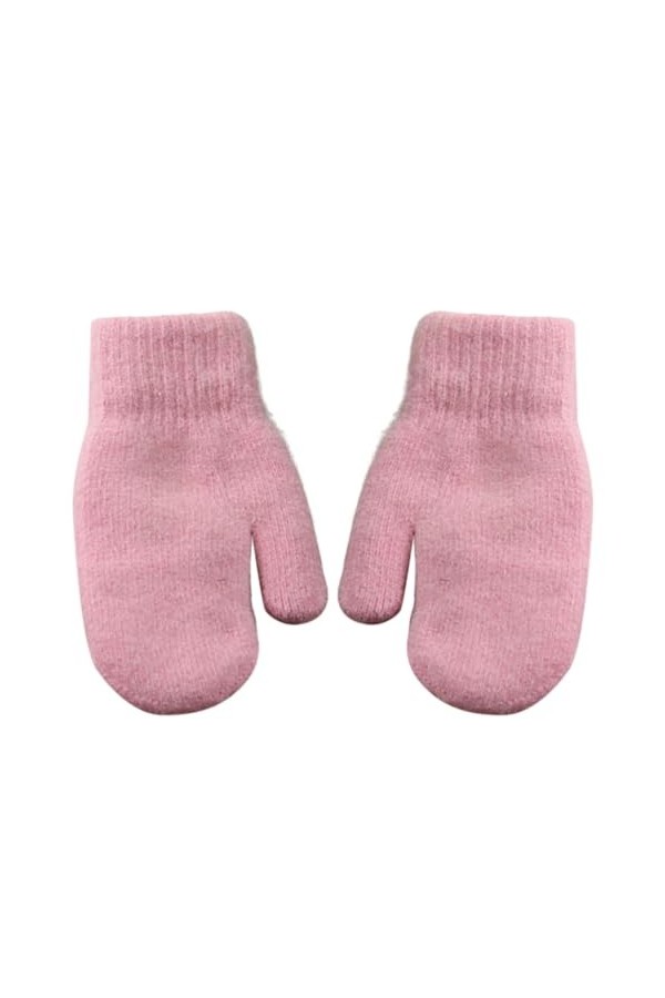 Leadrop 1 paire de moufles pour femme - Pour garder au chaud - Épais - Coupe-vent - Pour lhiver - Pour adultes - Compatibles