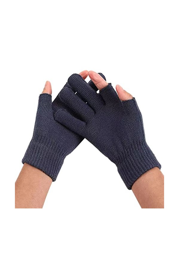 Gants chauds tricotés en acrylique automne hiver unisexe sous-doigts extérieur créatifs gants écran lot danse du ventre costu
