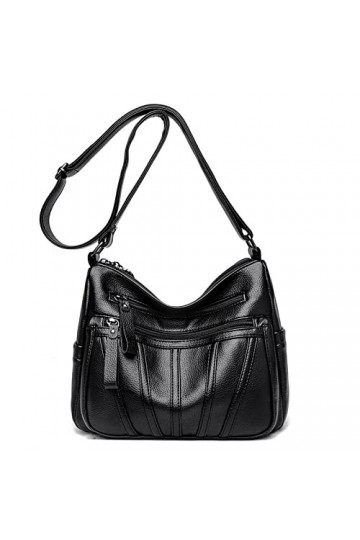 Coolives Petit Sac bandoulière pour Femme en Cuir PU Sac a Main Porte Epaule Sacoche Mode Sac à Main élégant Sac à épaule Sat