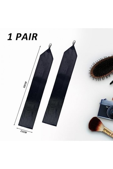 1 paire de gants de raccordement noirs gants en tricot extensibles gants dopéra femmes gants sans doigts noirs pour mariage 