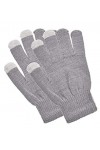 Gants à écran tactile dhiver en tricot Keep Warm Gants Téléphone Typing Text Gants pour femmes Unisexe