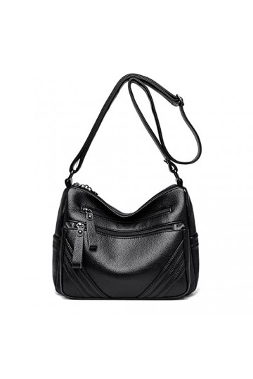 Coolives Petit Sac bandoulière pour Femme en Cuir PU Sac a Main Porte Epaule Sacoche Mode Sac à Main élégant Sac à épaule Sat