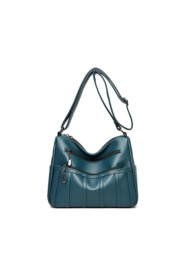 Coolives Petit Sac bandoulière pour Femme en Cuir PU Sac a Main Porte Epaule Sacoche Mode Sac à Main élégant Sac à épaule Sat