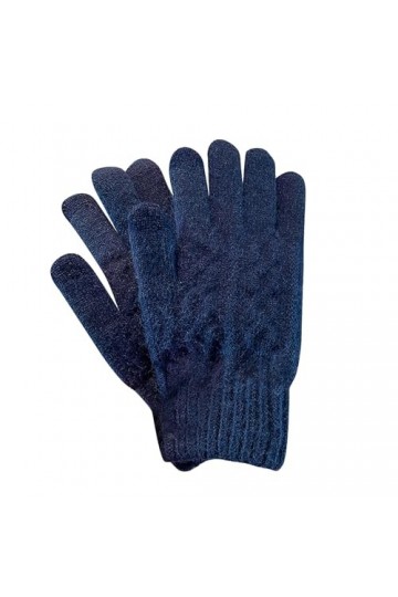 Gants dhiver pour femme - En cachemire - Tricot - Style chat - Gants chauds et tactiles - Moufles en polaire stretch - Trico
