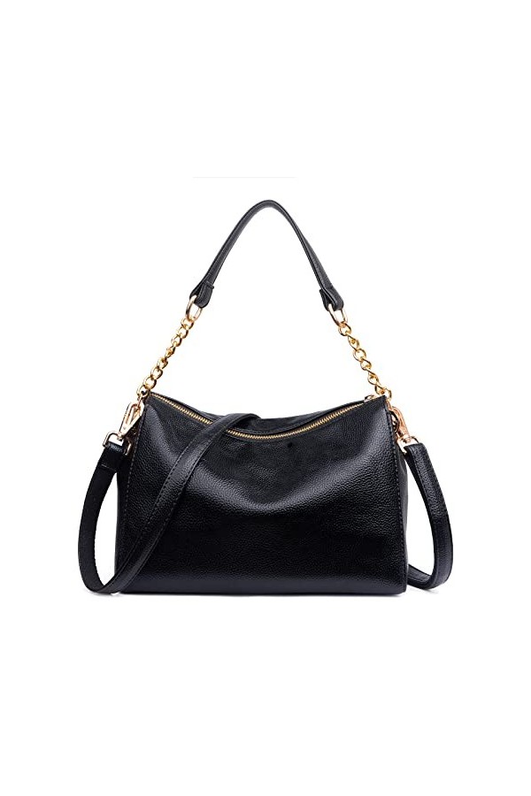 Coolives Hobo Sac a Main Porte Epaule Sac bandoulière pour Femme en Cuir PU Petit Sacoche Mode Sac à Main élégant Sac bandoul