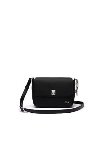 Lacoste Femme NF4368DB Sac à Main, Noir, Taille Unique