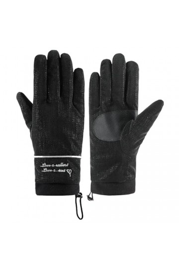 Gefomuofe Gants dhiver pour homme et femme - Gants dhiver doublés en polaire - Gants tactiles - Gants chauds en peluche - G