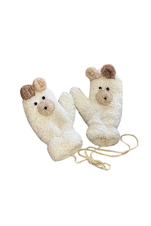 Allbestop Gants Chauds Hiver Automne Epais Chaud Mitaines,Gants+Chauffants Gants Homme Hiver Gants Femme Hiver Gants Velo Hom