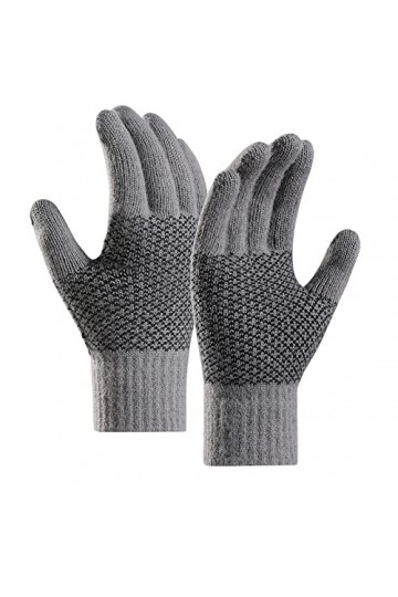 Gants dhiver chauds pour femme - Doublure thermique - Matériau extensible - Moufles chaudes pour écran tactile - Gants de co